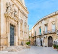 Scenic sight in Lecce, Puglia, southern Italy. Royalty Free Stock Photo